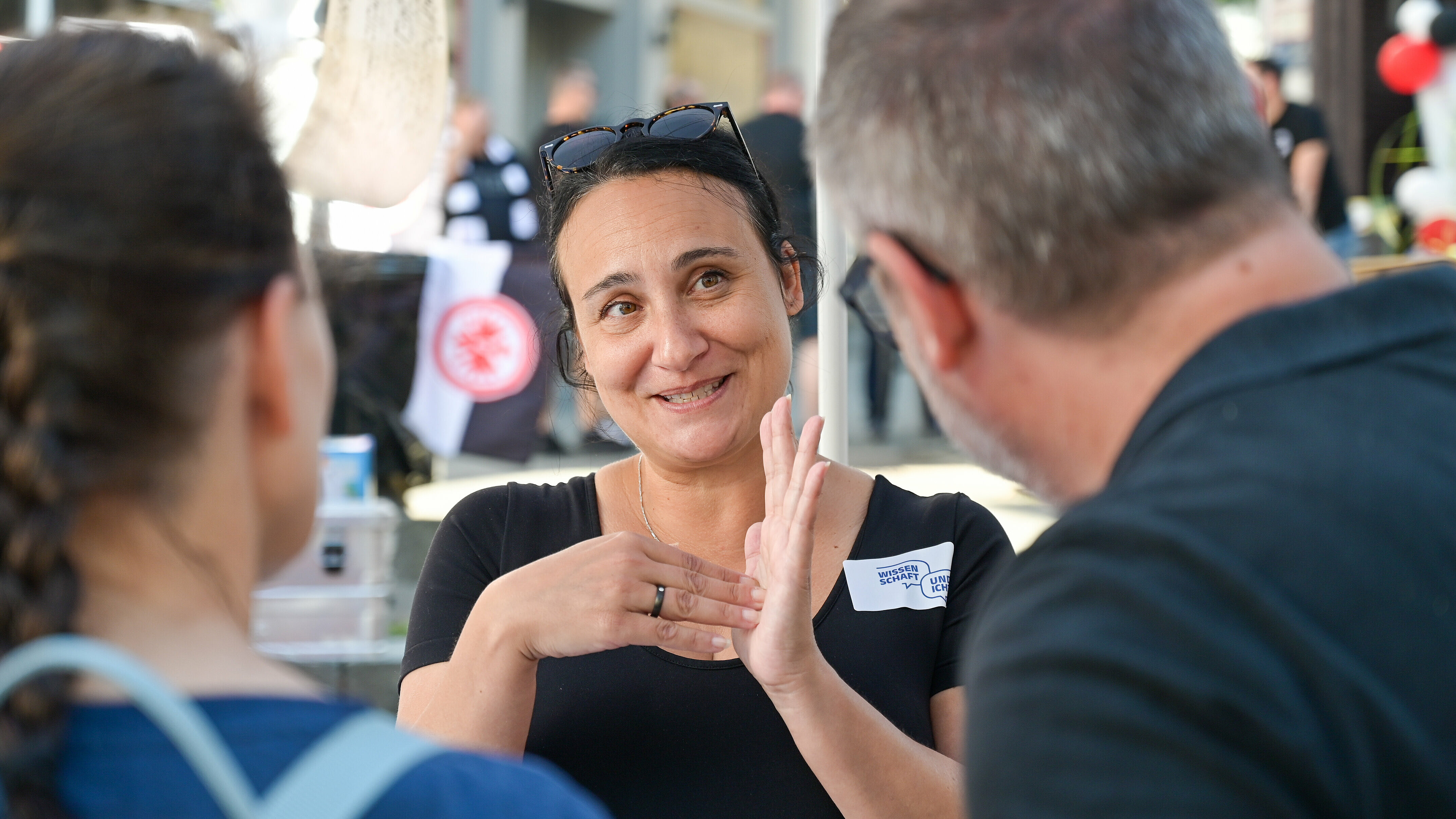 "Wissenschaft und ich?!" auf dem Eisenmarkt in Wetzlar am 7. September 2024.