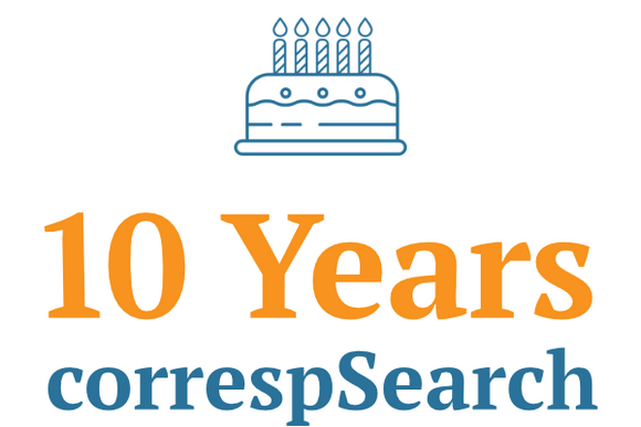 Cake for ten years of correspSearch